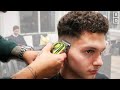 Curly Mens Hair Transformation | Mens Haircut Curly Hair Fade