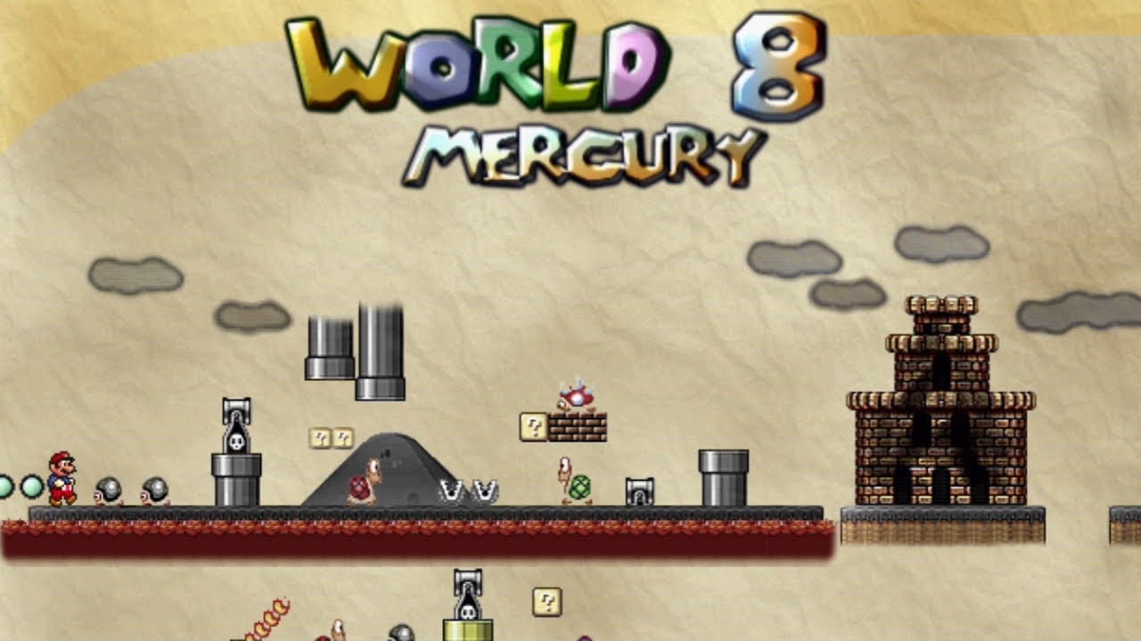 Mario Forever Space Travels World 8 [MERCURY]
