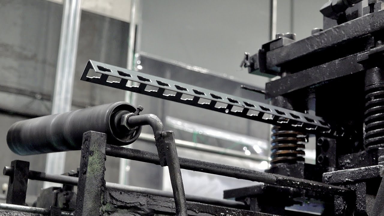 ⁣Steel Rack Shelves Mass Production Process. Metal DIY Shelf Factory