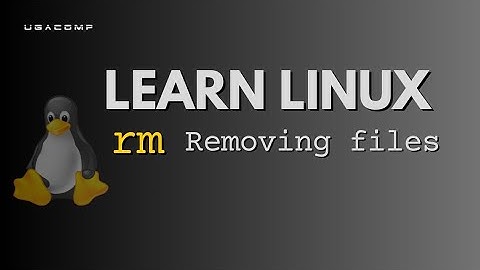 Deleting files using the rm command in Linux