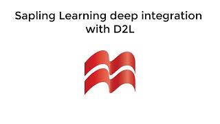 Link your Sapling Learning course with D2L/Brightspace
