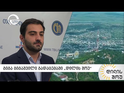 თბილისის მერიის გარემოს დაცვის საქალაქო სამსახურის ხელმძღვანელი გიგა გიგაშვილი გადაცემაში #დილისშოუ