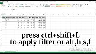 How to Filter & Auto Adjust Column Width Without Mouse | Excel Tips by Abhyaas Edutec