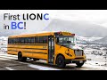 The 1st All-Electric LionC School Bus in BC!