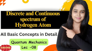 Discrete and Continuous Spectrum ||Quantum mechanics  #csirnet #quantumphysics #gate #physics