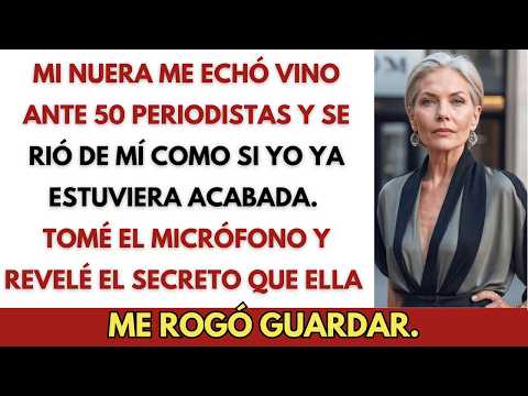 MI NUERA ME ARROJÓ VINO EN MI PROPIA RUEDA DE PRENSA… Y DECIDÍ RECUPERARLO TODO