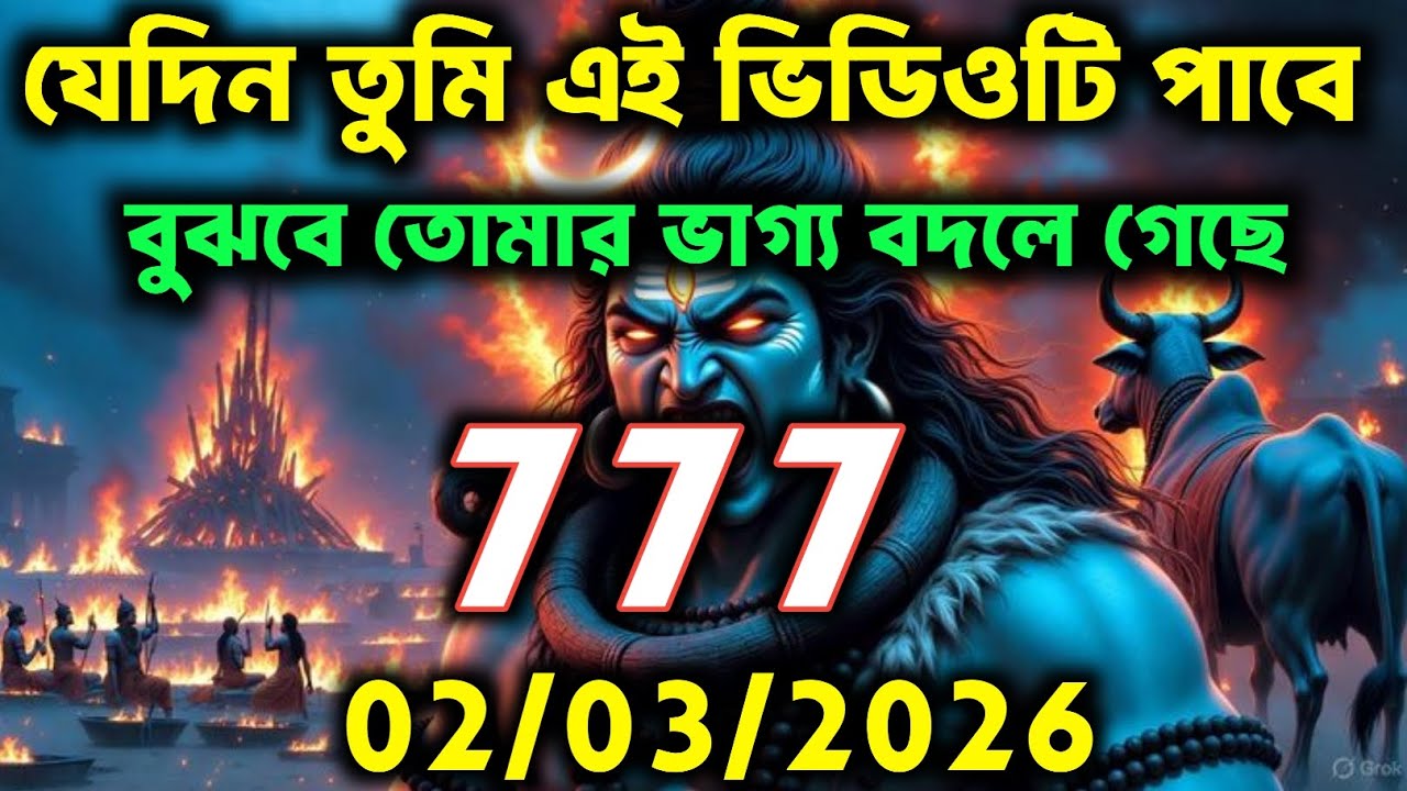 🧿✅2 মার্চ 2026 তারিখের মহাদেবজির বার্তা || Mahadev ka sandesh | Shiv sandesh | Shiv message today