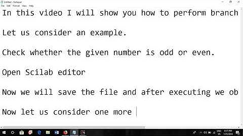 SCILAB TUTORIAL | SCILAB BRANCHING OPERATIONS | IF ELSE | IF | ELSE | SCILAB