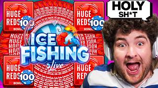 HUGE REDS KEPT HITTING ON ICE FISHING! (Big Bets)