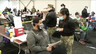 Federal Sites Continuing First Doses