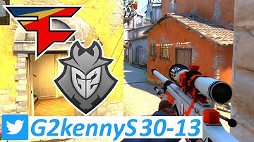 🇫🇷 kennyS 30-13 / G2 vs FaZe - Inferno / ESL Pro League Season 8 EU