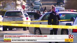 2nd man charged in gas station killing in Indianapolis