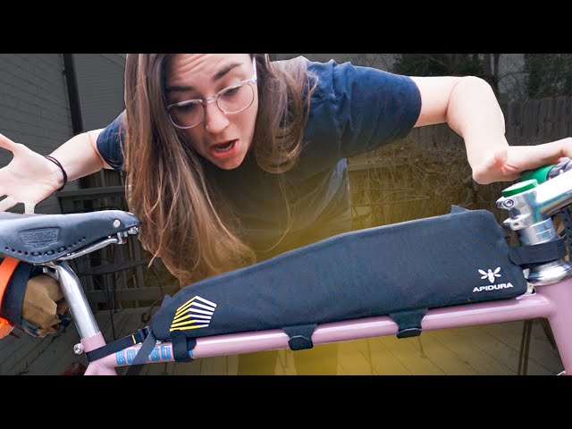 A review of Apidura's Racing Long Top Tube Pack - YouTube