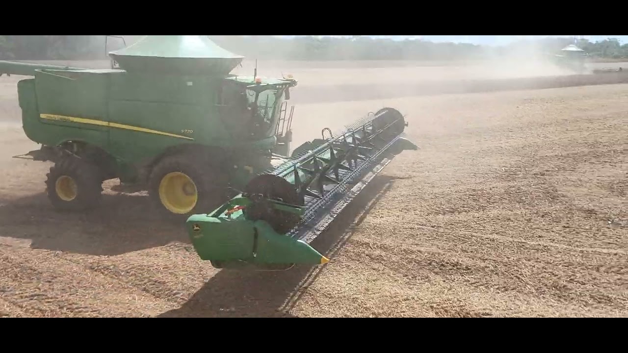 Mais um dia de colheita .agro mt