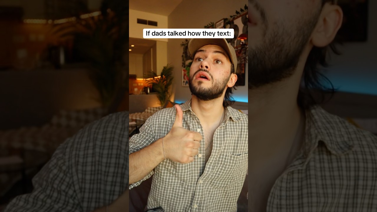 Если бы отцы говорили так, как пишут смс 😭