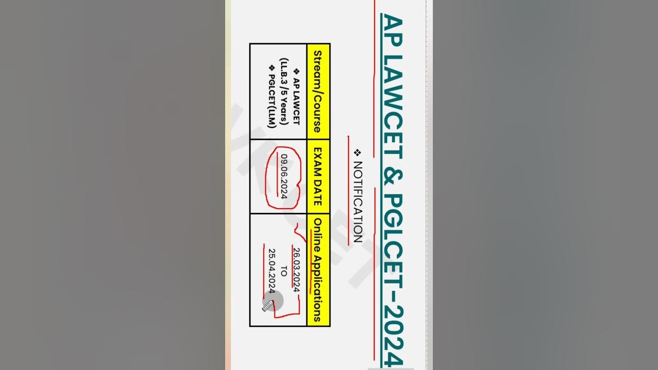 AP LAWCET PGLCET 2024 NOTIFICATION EXAM DATE ONLINE APPLICATIONS ap-lawcet-pglcet-2024-notification-exam-date-online-applications