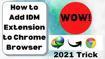 How to Add IDM Extension to Chrome Browser / 2021 New Method / በቀላሉ IDM በ Chrome ላይ መጫን ተቻለ