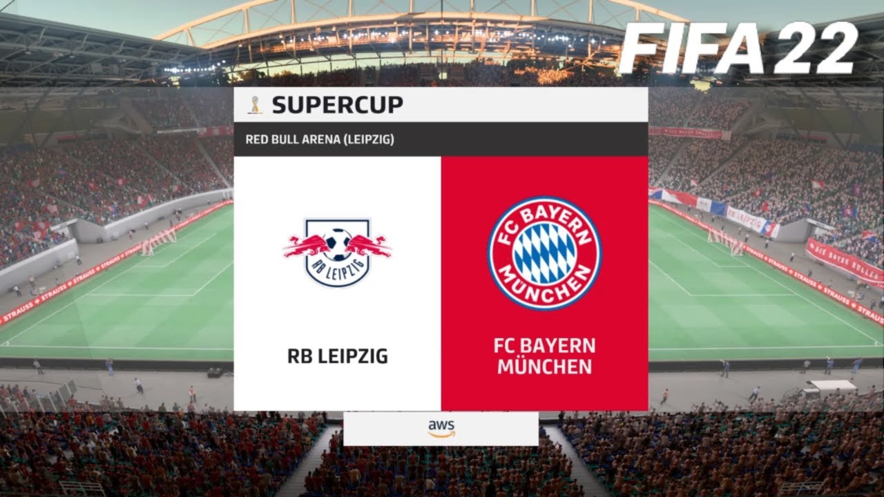 RB LEIPZIG vs. BAYERN MUNICH | DFL SUPERCUP | FIFA 22 (FULL GAMEPLAY)