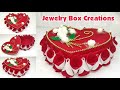 Ide Kreatif - Kreasi Tempat Perhiasan Dari Kain Flanel || Wadah Serba Guna || Jewelry Box Creations