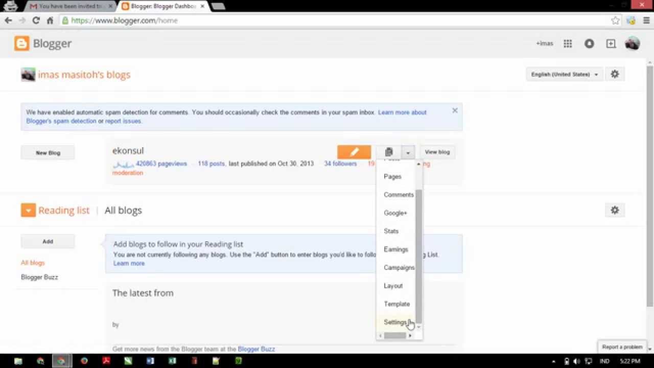 CARA MERUBAH PENULIS MENJADI ADMIN BLOGGER DENGAN MUDAH - YouTube