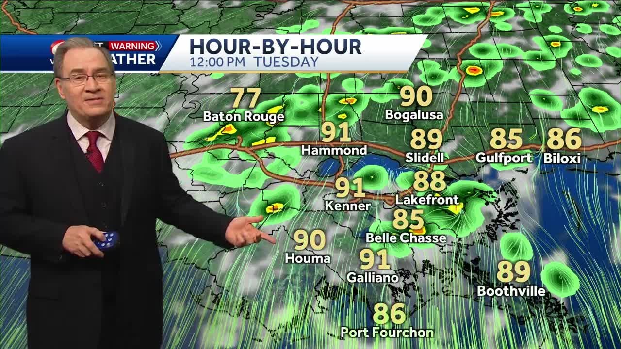Wet weather returns; drier weather ahead with hot afternoons - YouTube