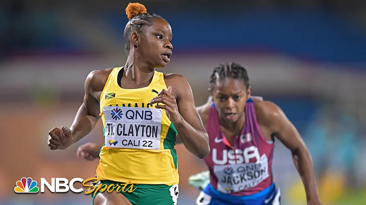 Jamaica's Tina Clayton soars to 100m victory, sets...