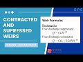 Contracted and Suppressed Weirs | FE CIVIL WATER RESOURCES