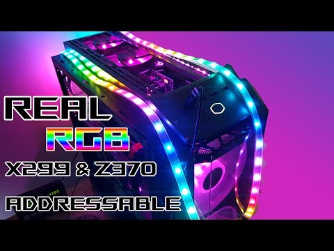 Connecting a Real Cheap RGB Addressable WS2812B LED strips on a Z370 Maximus X Hero.