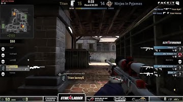 kennys 1v4 clutch vs. NIP | SLTV STARSERIES XII