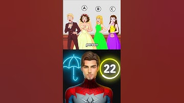 Which one of them is a vampire? #riddles #quiz #spiderman #vampire