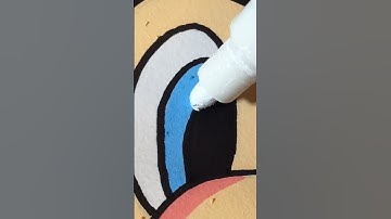 Drawing Luigi but in Four Styles | Part 1 #posca #art #mario #shorts