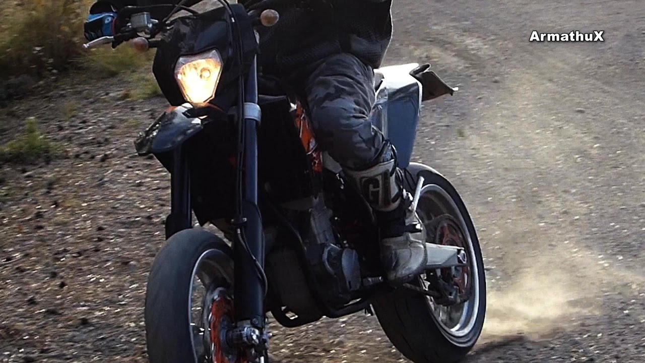 KTM 450 EXC-R SUPERMOTO - AKRAPOVIC SOUNDS COMPILATION - YouTube
