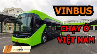 Tận mắt xem xe buýt điện VinBus chính thức chạy thử tại Việt Nam
