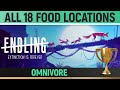 Endling extinction is forever  all 18 food locations  omnivore