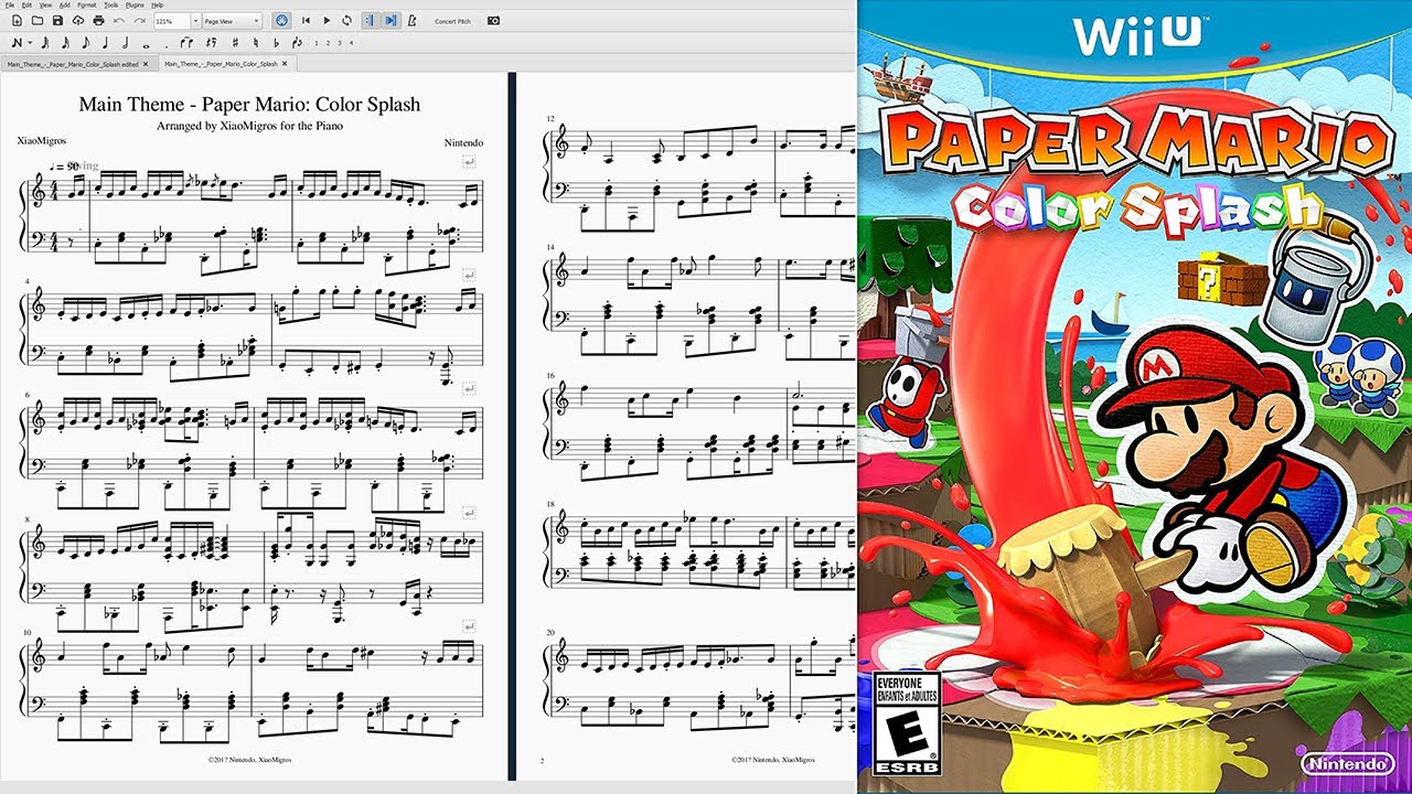 Paper Mario Color Splash - Main Theme ~ Violin Cover - YouTube