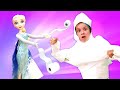 Эльза Холодное сердце попала в пустыню —Видео с куклами Эльза , Барби и Сказочный Патруль @GullGirl