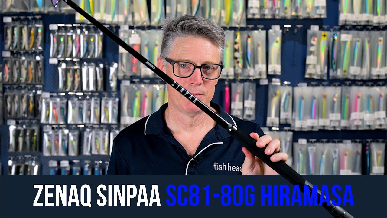 Zenaq Sinpaa SC81 80G Hiramasa Rod Review - YouTube