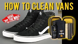 how to clean the suede part of vans