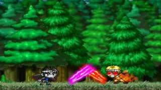 Naruto Vs Sasuke Maplestory Style Re-Vamped