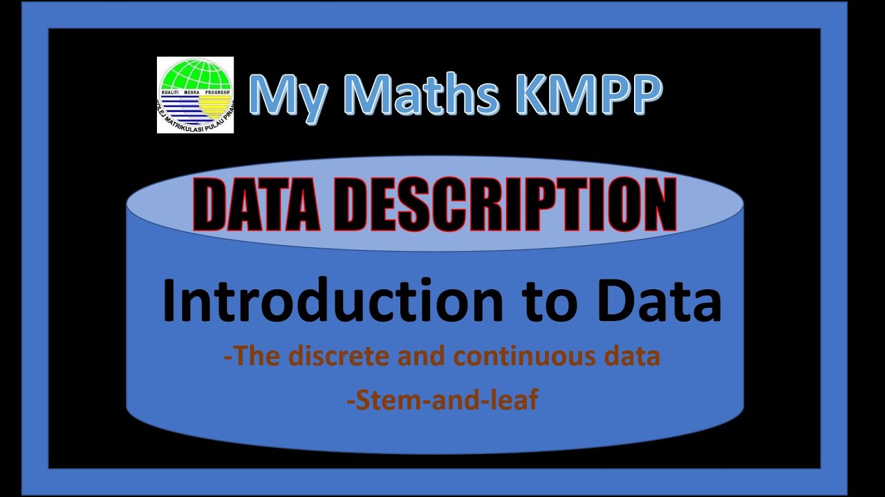 Data Description Introduction to Data