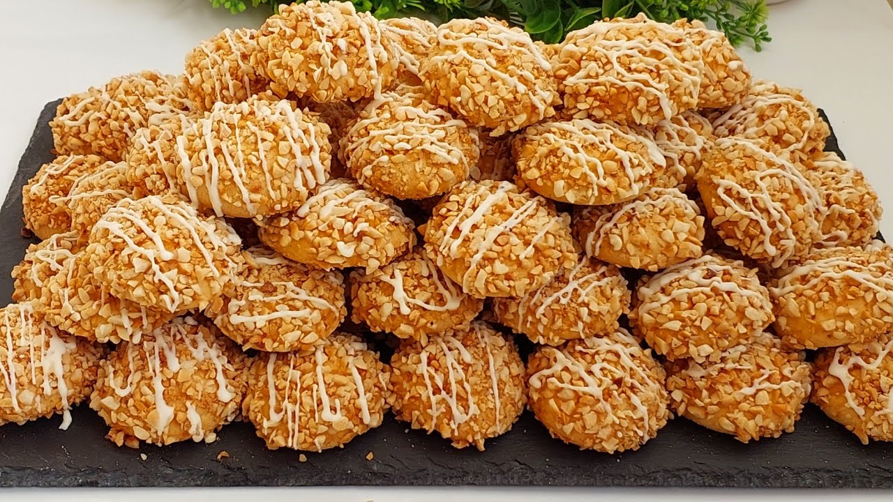 جلويات العيد 2024حلوة ساهلة ماهلة ببيضة واحدة فقط هشيشة كذوب فلفم بمكونات اقتصادية بكمية وفيرة