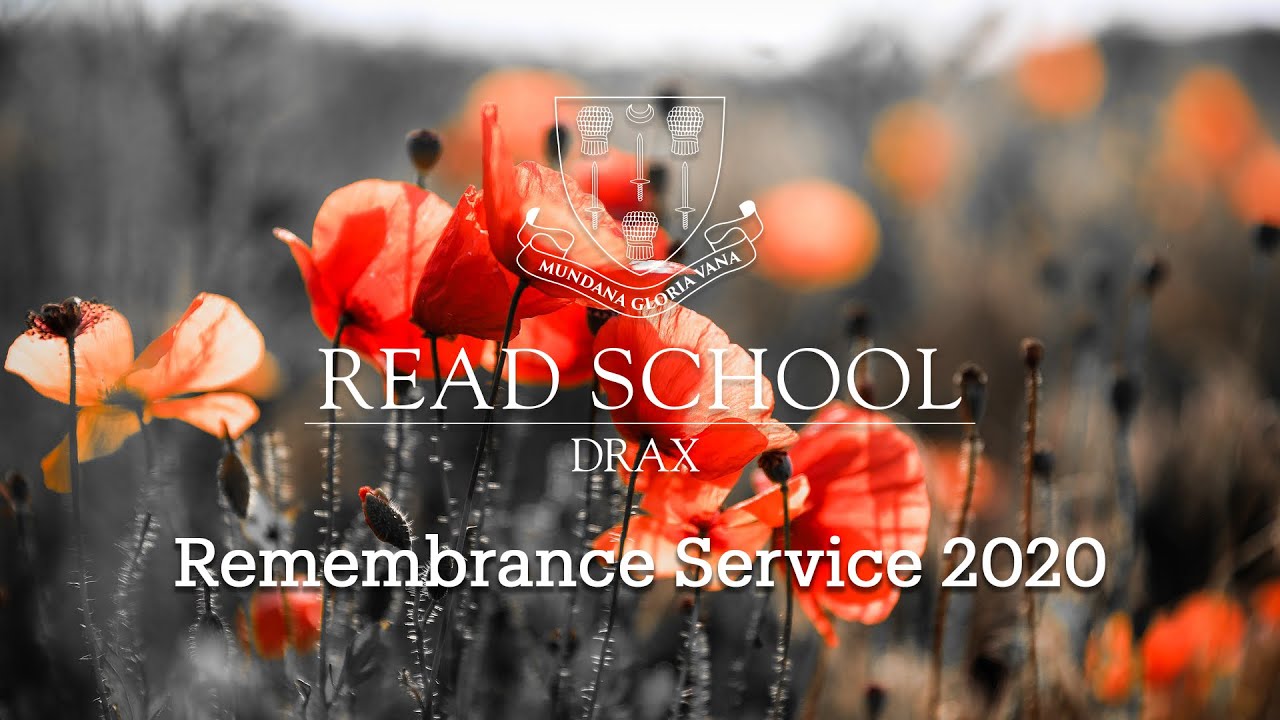 Read School, Drax Remembrance Service 2020 YouTube