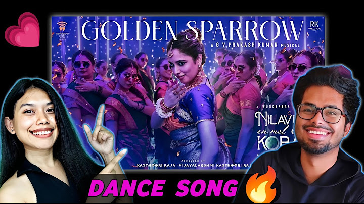 Golden Sparrow Tamil Lyric Video Reaction | Dhanush, Priyanka Mohan, GV Prakash, Arivu | Filmosophy