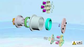 LKC Hydraulic Track Drive Motors