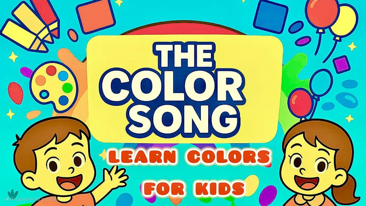 The Color Song | The Absolute Best Nursery Rhyme for Teaching Colors ...