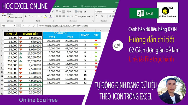 Cách tăng số cột trong Excel