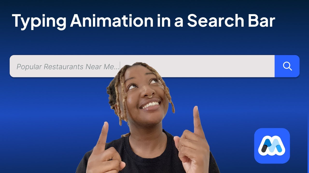 #165 - Typing Animation in a Search Bar tutorial