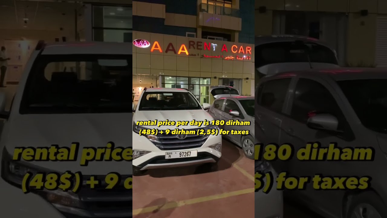 Renting a car in Dubai. | Can you afford it?