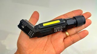 Multipurpose flashlight from superfire review