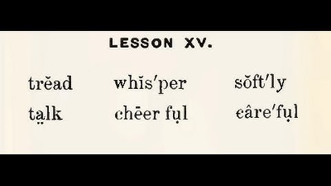 b 2-15 (part 1) Video Lesson XV: Don